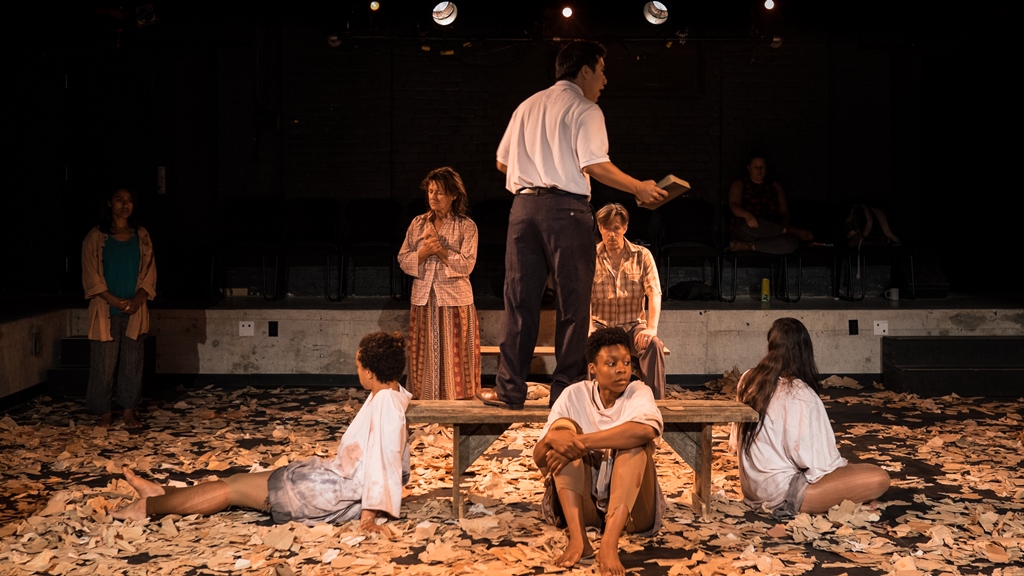 Cast of The Living, photo by Paul Lampert