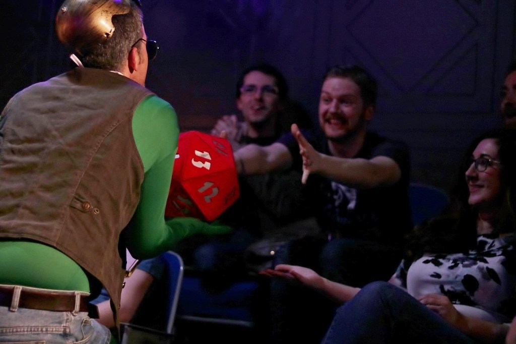 Toronto Fringe: Big wacky improv fun in ancient Trannah with Sex T-Rex in D&D&nbsp;Live!